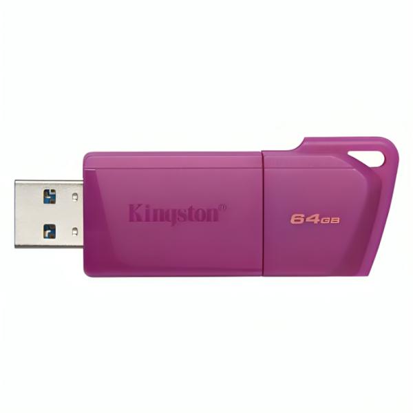 MEMORIA USB 64GB 3.2 KINGSTON EXODIA M LATAM DTXM NEON PURPLE KC-U2L64-7LP