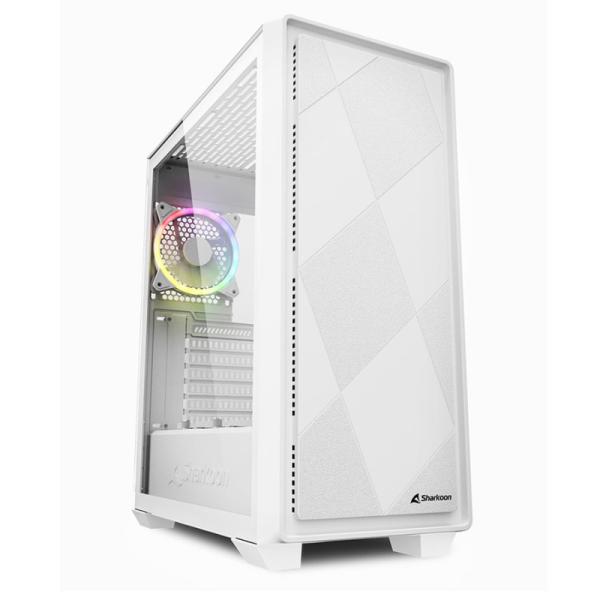CASE GAMING RGB SHARKOON VS8 MID TOWER VENTILADORES 3 DE 120MM CON VIDRIO LATERAL 4044951039098