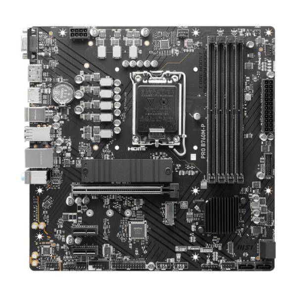 TARJETA MADRE MSI PRO B760M-P LGA 1700 M-ATX DDR5 911-7E02-023