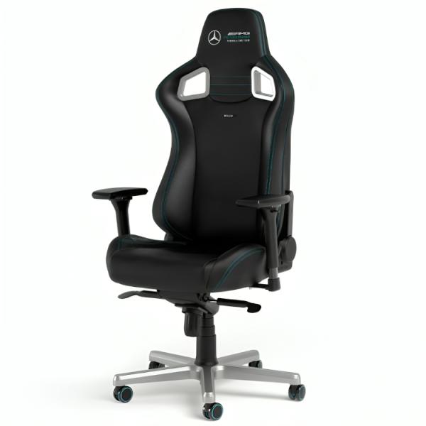 SILLA GAMING NOBLECHAIRS EPIC EDICIÓN MERCEDES AMG PETRONAS CUERO SINTÉTICO PGW-NB-EGC-001