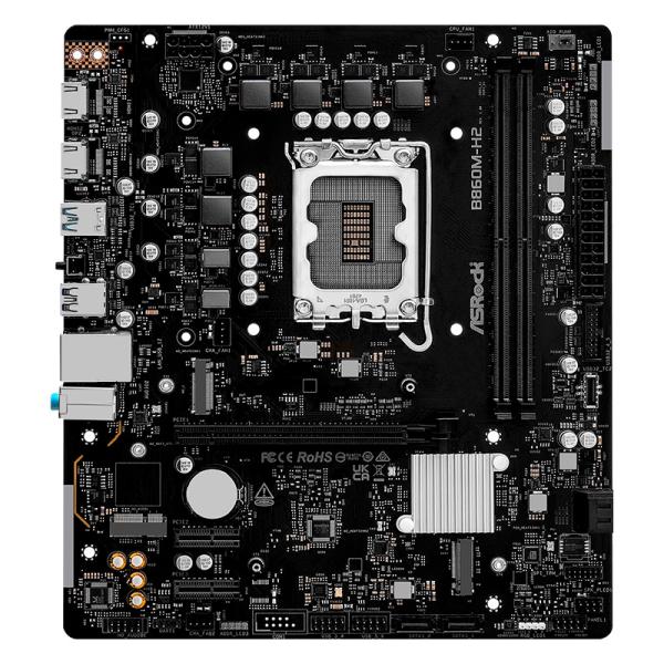 TARJETA MADRE ASROCK B860M-H2 LGA1851 MICRO-ATX DDR5
