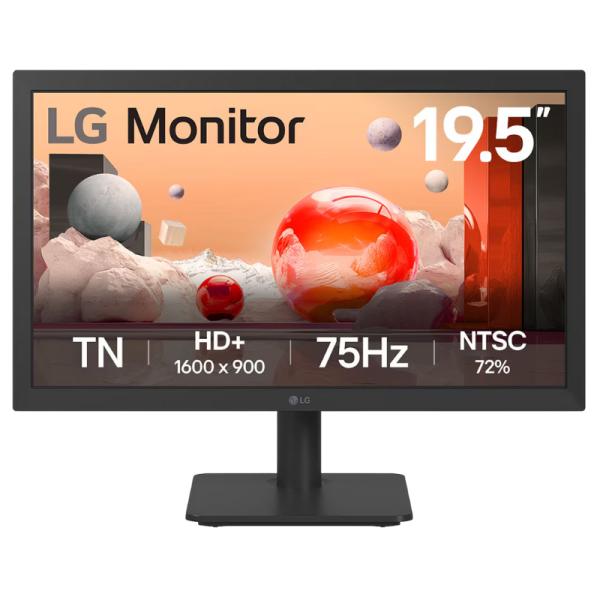 MONITOR LG GAMING LG 20U401A-B 19.5" PLANO 1600x900 75HZ TN AMD FREESYNC HDMI Y D-SUB