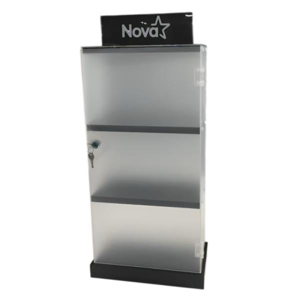 DISPLAY NOVA DE ACRILICO 320 X 170 X 600 MM CON LOGO NOVA IMPRESO FD321760001C1C