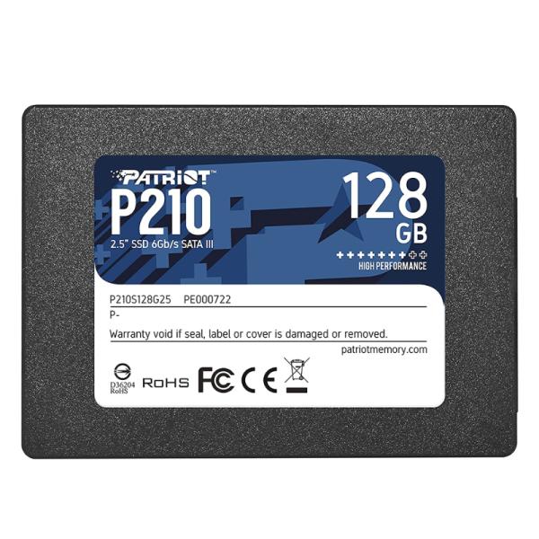 HD INTERNO 128GB 2.5 SOLIDO PATRIOT P210 P210S128G25