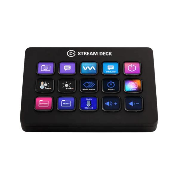 TECLADO STREAMING EL GATO MK2 MEMBRANA USB VARIOS BLACK 10GBA9901