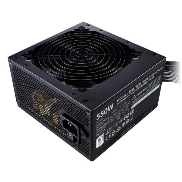 FUENTE DE PODER COOLER MASTER 550 WHITE 80 PLUS NO MODULAR ATX MPE-5501-ACAAW-US