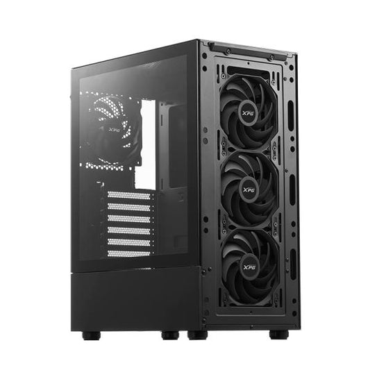 CASE GAMING ADATA XPG VALOR MESH MID TOWER VENTILADORES 4 DE 120MM CON VIDRIO LATERAL VALORMESHMT-BKCWW