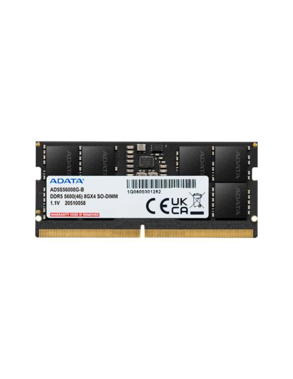 MEMORIA LAPTOP 8GB DDR5 5600MHZ ADATA CL46 AD5S56008G-S