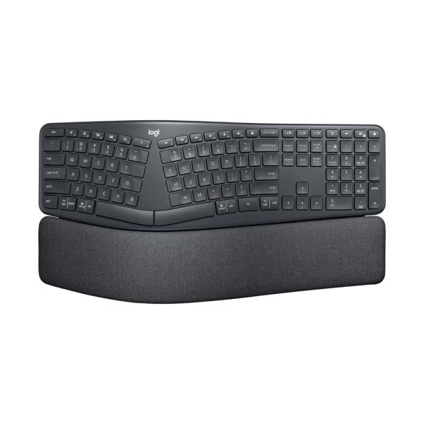 TECLADO LOGITECH ERGO K860 FOR BUSINESS MEMBRANA INALÁMBRICO BLUETOOTH INGLÉS 920-009166