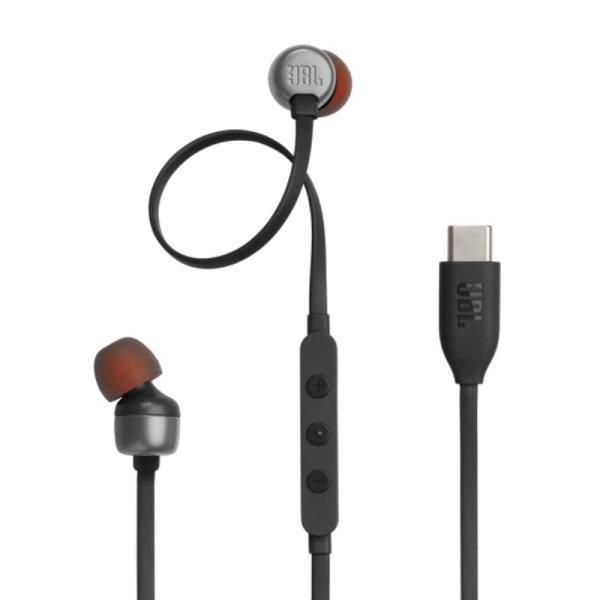 AUDIFONO JBL TUNE 310C ALÁMBRICO TIPO C JBLT310CBLKAM