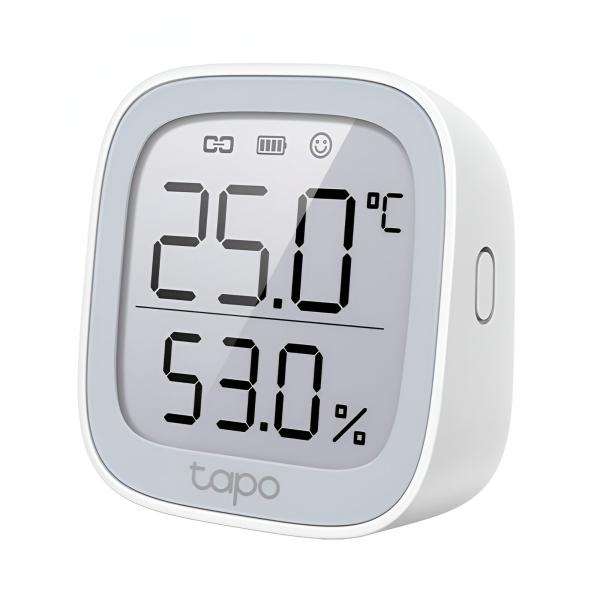 SENSOR DE HUMEDAD Y TEMPERATURA INTELIGENTE TP LINK T315 US AUTOMATIZACION DEL HOGAR BLANCO