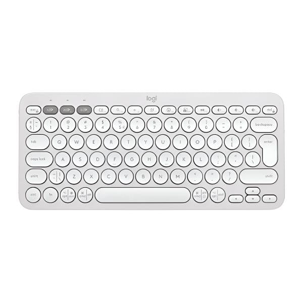 TECLADO LOGITECH PEBBLE KEYS 2 K380S MEMBRANA INALÁMBRICO BLUETOOTH ESPAÑOL 920-011784
