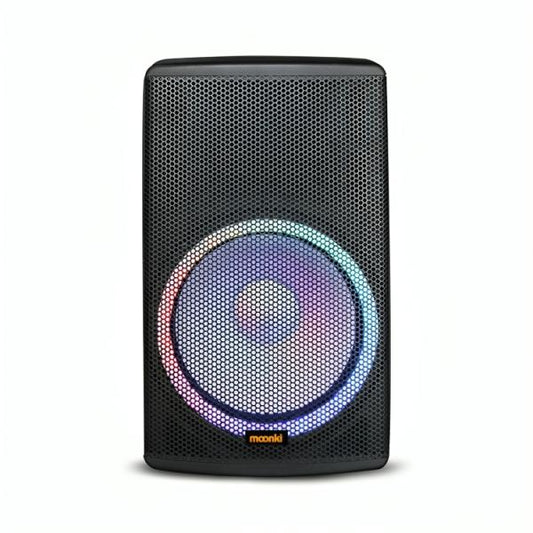 PARLANTE RGB MOONKI MS-P15BW BLUETOOTH 2 MICROFONOS