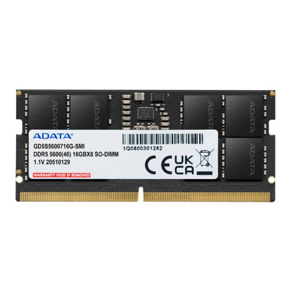 MEMORIA RAM LAPTOP 16GB ADATA GOLD DDR5 5600MHZ GD5S5600716G-SMI