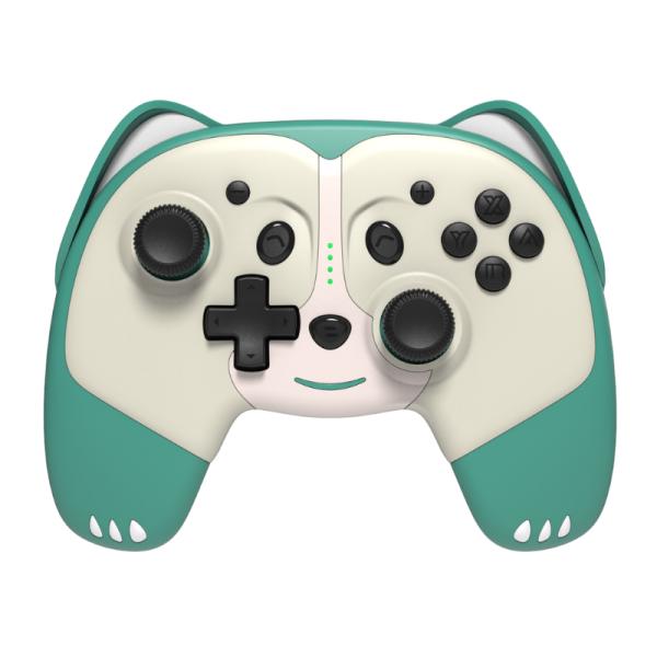 GAME PAD EAGLE WARRIOR EG09B COMPATIBLE CON NINTENDO SWITCH INALAMBRICO BLUETOOTH VERDE