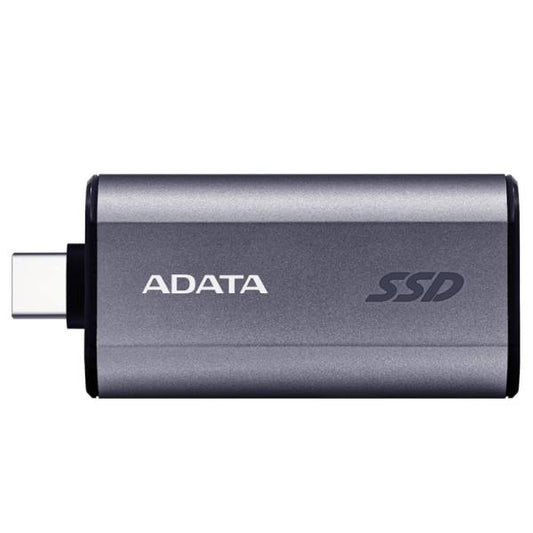 HD EXTERNO SOLIDO 500GB ADATA SC750 USB-C 1,050/1,000 MB/S COMPATIBLE CON IPHONE 15-16 Y PS5 SC750-500G-CCBK