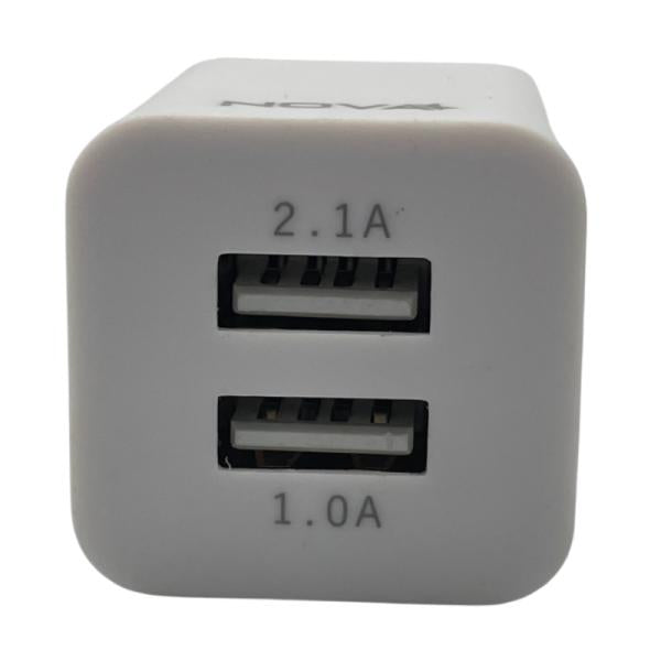 CARGADOR DE PARED NOVA PA010RBU001C 10W 2 PUERTOS USB-A