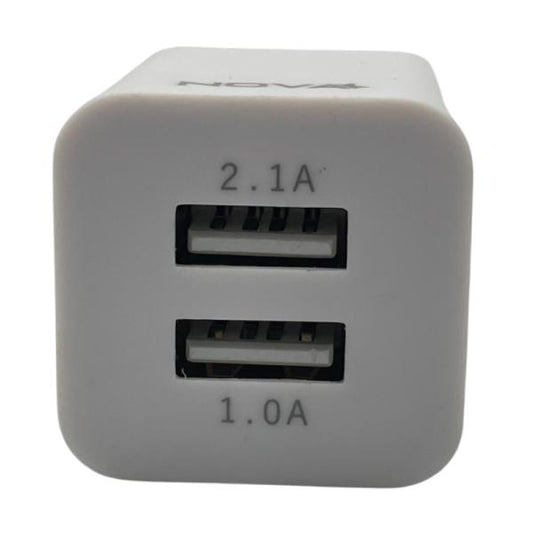 CARGADOR DE PARED NOVA PA010RBU001C 10W 2 PUERTOS USB-A