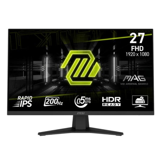 MONITOR GAMING MSI MAG 274F 27" PLANO 1920 X 1080 200 HZ ANTI-GLARE HDMI Y DP 9S6-3CE41H-004
