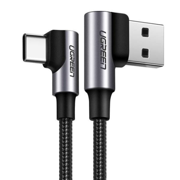 CABLE USB-A ANGULO RECTO A USB-C ANGULO RECTO UGREEN US176 2M 20857