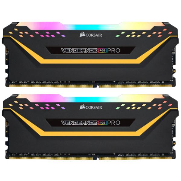 MEMORIA RAM PC 16GB (2 X 8GB) CORSAIR VENGEANCE RGB PRO DDR4 3200MHZ C16 CMW16GX4M2E3200C16-TUF