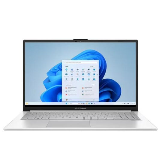 Laptop ASUS Vivobook Go 15.6" Core i3-N305, 8GB RAM, 256GB SSD, Windows 11 Home (Inglés), Plateado