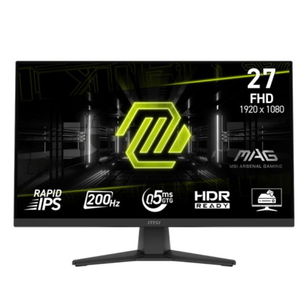 MONITOR  MSI MAG 272F 27"  PLANO 1920 X 1080  200HZ  AMD FREESYNC  HDMI Y DP  9S6-3CE51T-002