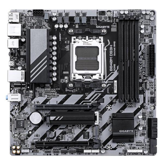 TARJETA MADRE GIGABYTE B840M DS3H AM5 MICRO ATX DDR5