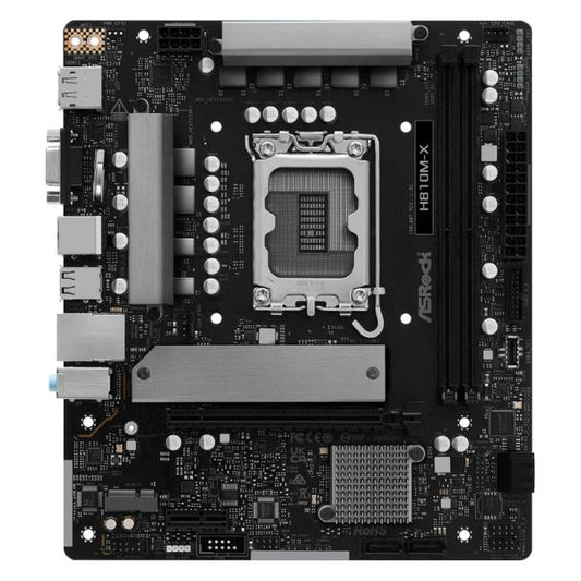 TARJETA MADRE ASROCK H810M-X LGA1851 MICRO ATX DDR5