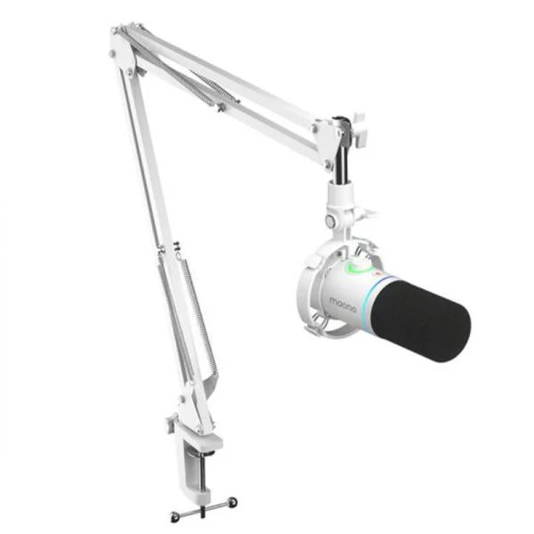 MICROFONO MAONO ALAMBRICO 24-BIT/48KHZ CON TIPO DE CONECTOR USB USB-C Y XLR PD200XS WHITE