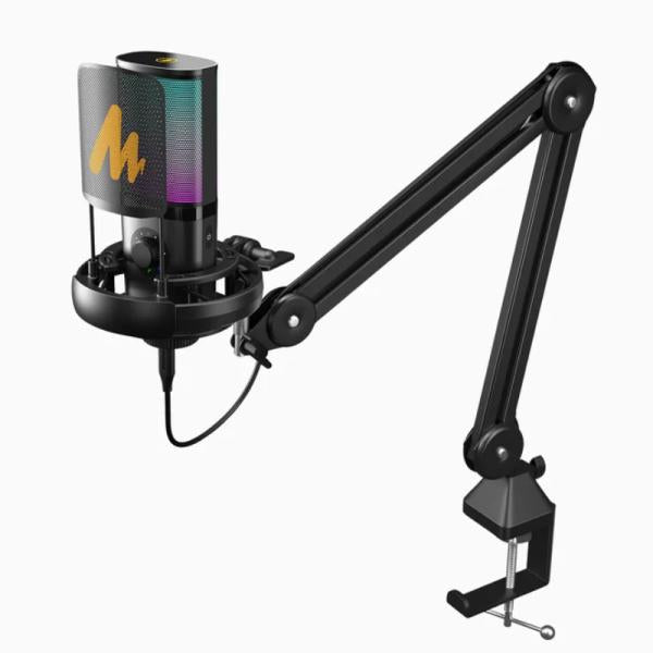 MICROFONO MAONO PM450S USB Y USB-C CON BRAZO ARTICULADO