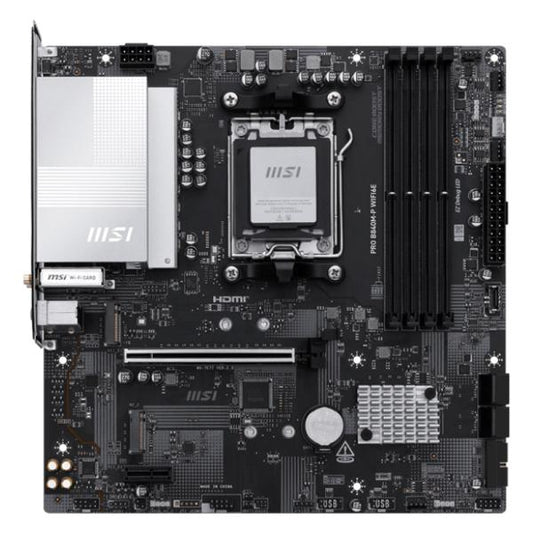 TARJETA MADRE MSI PRO B840M-P WIFI6E AM5 MICRO ATX DDR5 911-7E77-002