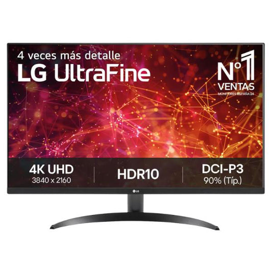 MONITOR LG GAMING LG 32UR500K-B 31.5" PLANO 3840 X 2160 60HZ 4K UHD VA HDR10 DP Y HDMI