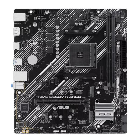 TARJETA MADRE ASUS PRIME B550M-K ARGB AM4 MICRO ATX DDR4 90MB1GC0-M0EAY0