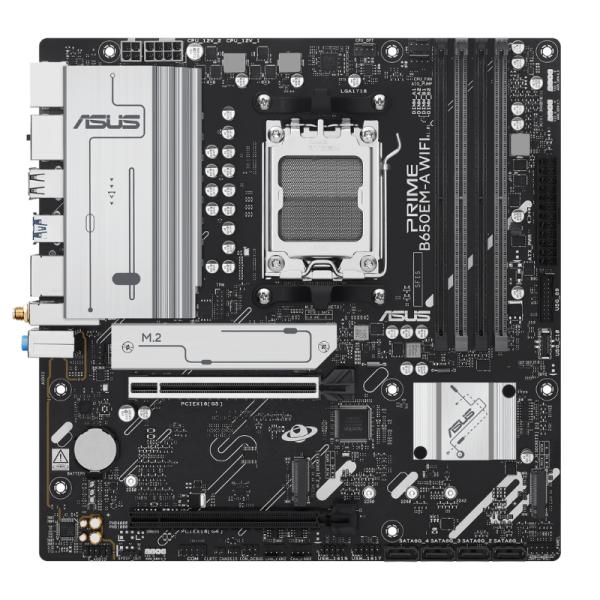 TARJETA MADRE ASUS PRIME B650EM A-WIFI AM5 MATX DDR5 WIFI6 90MB1LM0-M0EAY0