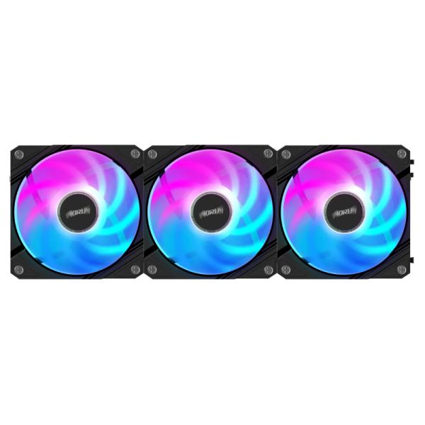 ABANICO ARGB COOLER MASTER MF120 LITE 120MM PWM DE 4 PINES MFW-B2DN-17NPA-R1