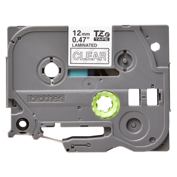 CINTAS DE ETIQUETADO BROTHER TZE135 12MM X 8M COMPATIBLE CON P-TOUCH NEGRO SOBRE FONDO TRANSPARENTE 2 PACK