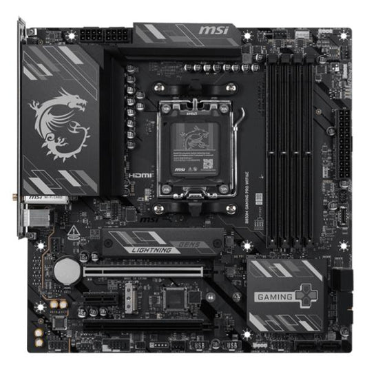 TARJETA MADRE MSI B850M GAMING PRO WIFI6E AM5 MICRO ATX-DDR5-WIFI 6E / BLUETOOTH 5.3 / 2.5G LAN 911-7E88-003