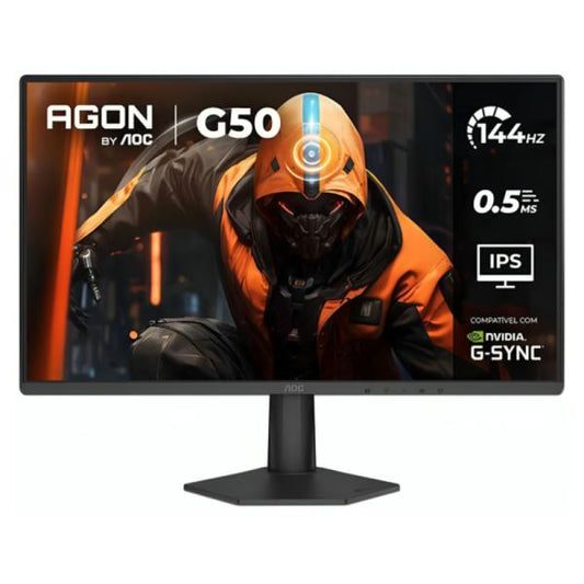 MONITOR GAMING AOC 24G50F 23.8" PLANA FULL HD 1920 X 1080 144 HZ  LCD HDMI / DISPLAYPORT