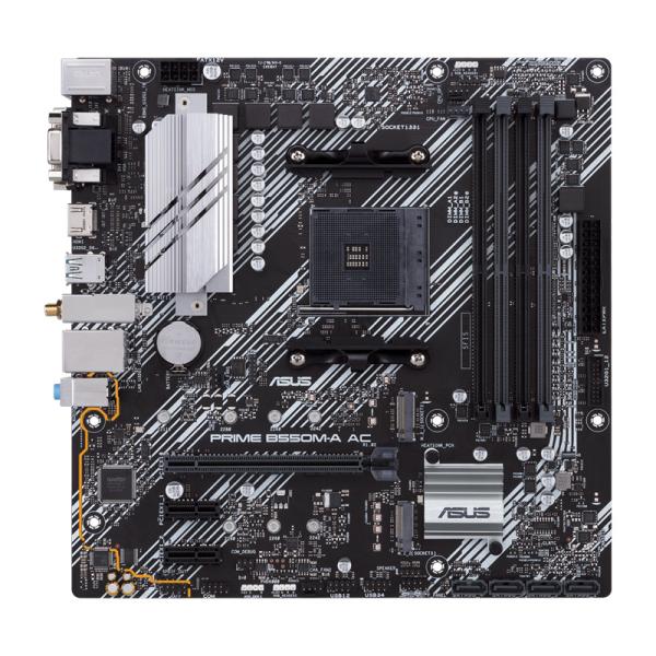 TARJETA MADRE ASUS PRIME B550M-A AC AM4 M-ATX DDR4 SIN WIFI