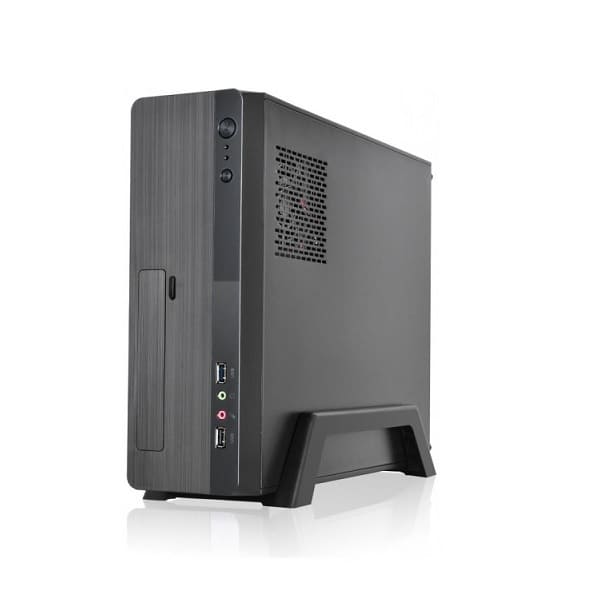 CASE AGILER ULTRA SLIM MICRO ATX SIN VENTILADORES INCLUIDOS CON FUENTE DE PODER 600W AGI-C003
